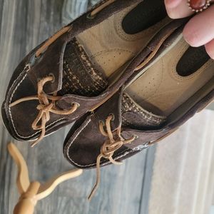 Sperry brown womens size 10